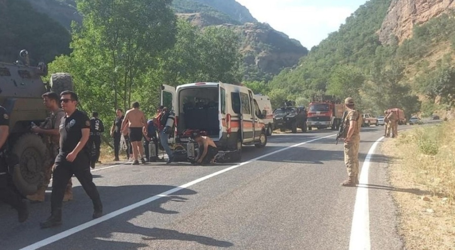 Tunceli'de serinlemek için çaya giren genç boğuldu