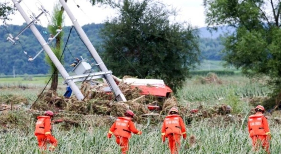 Çin'deki selde 33 kişi yaşamını yitirdi