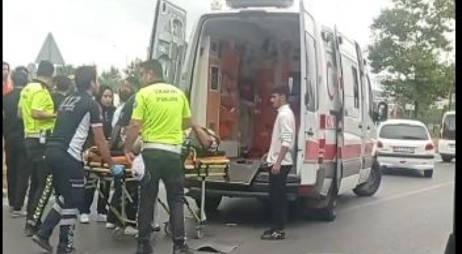 Mudanya'dan Bursa'ya giden otomobilin çarptığı motosikletli ağır yaralandı