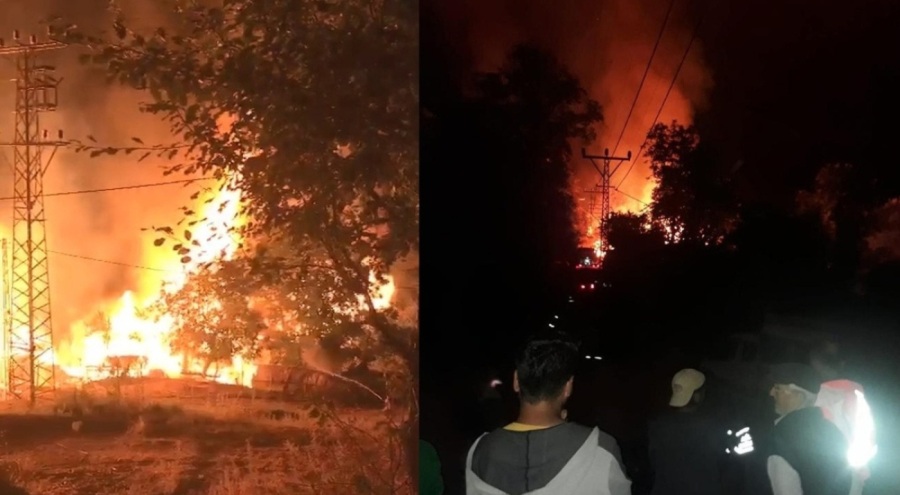 Kastamonu'da yangın: 7 ev yandı!