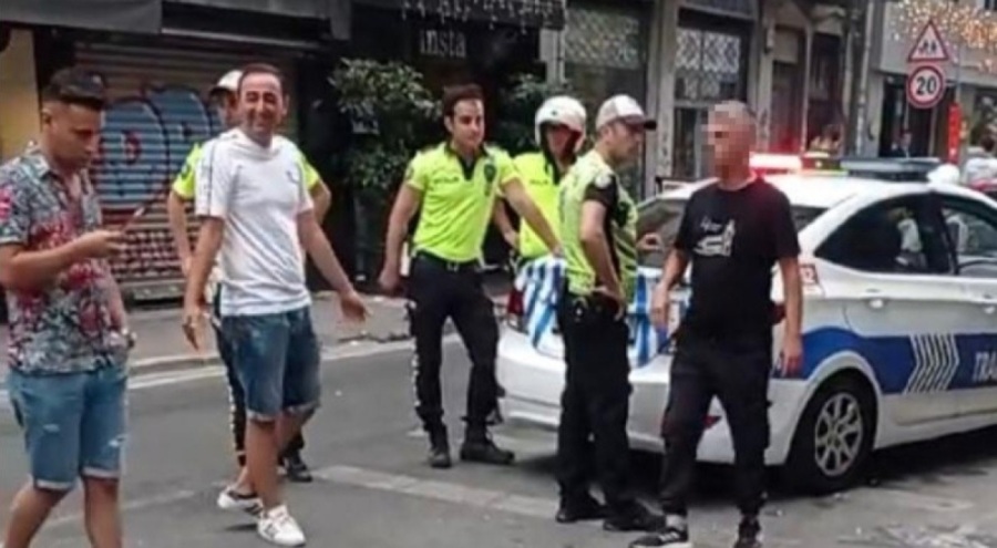 Kaza sonrası polisle tartışıp küfür eden adam gözaltına alındı
