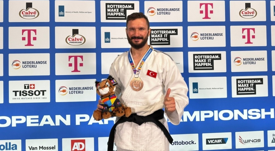 Nilüfer'in Milli sporcusu Yasin Çimciler, Avrupa üçüncüsü oldu