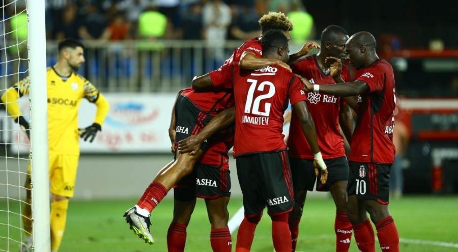 Beşiktaş, UEFA Avrupa Konferans Ligi'nde Neftçi Bakü'yü mağlup etti!