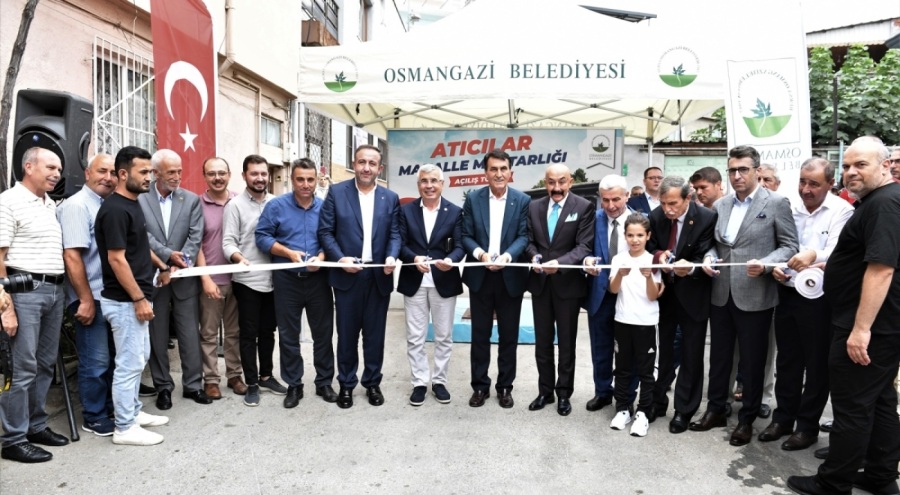 Bursa'da Atıcılar'a yeni muhtarlık binası