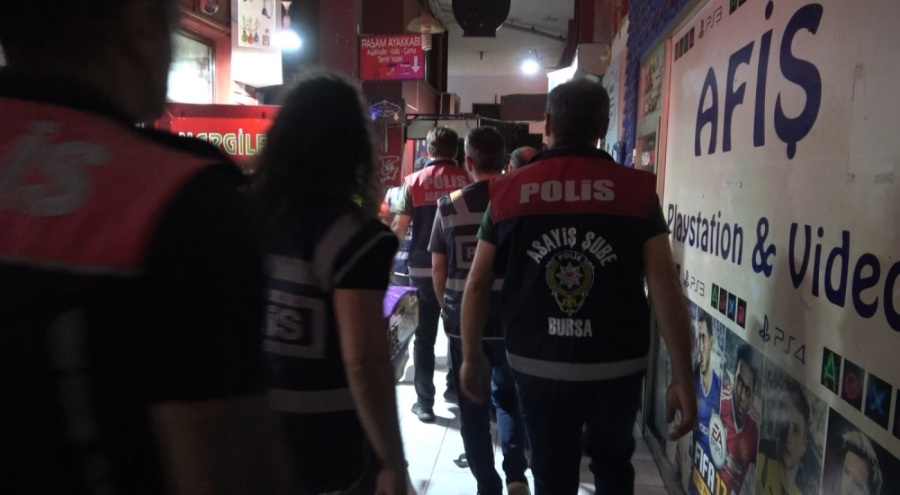Bursa'da 200 polisle asayiş uygulaması düzenlendi!