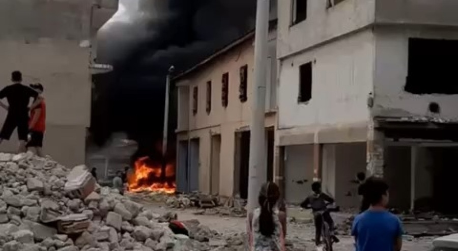 Bursa'da hurdacıların yaktıkları atıklar şehri siyah dumana boğdu
