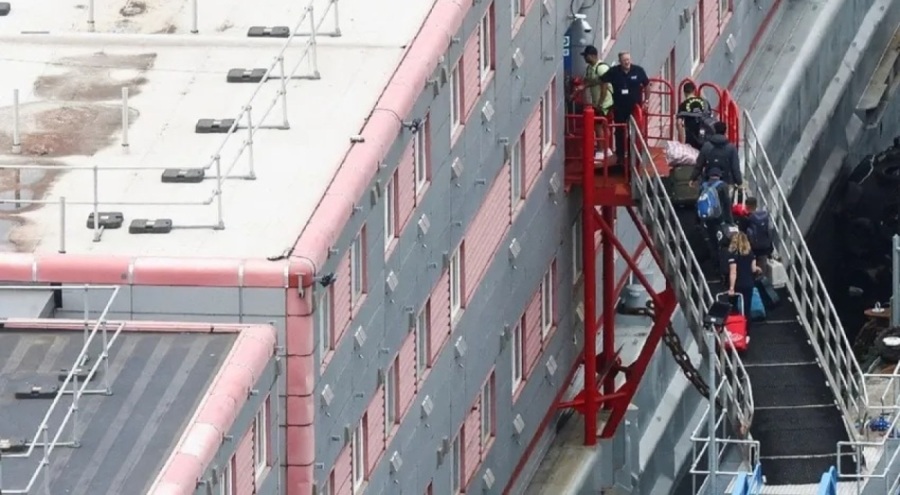 Tartışılan gemi tahliye edildi