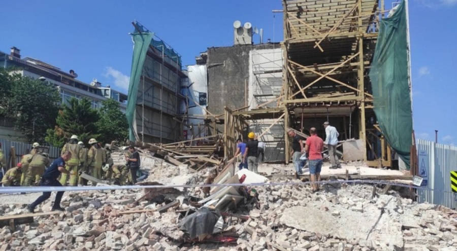 Beşiktaş'ta çöken binada göçükten çıkarılan kişiden hastanede acı haber!