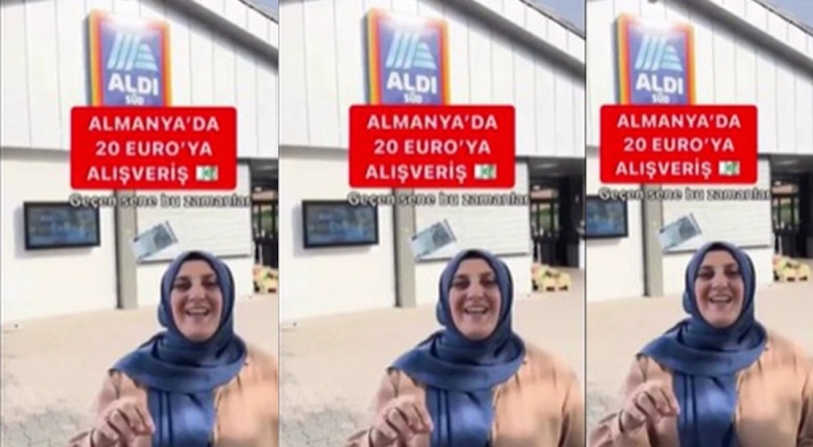 Almanya'da Türk vatandaşı 20 Euro'ya sepeti doldurdu! Aradaki fark1 euro bile tutmadı