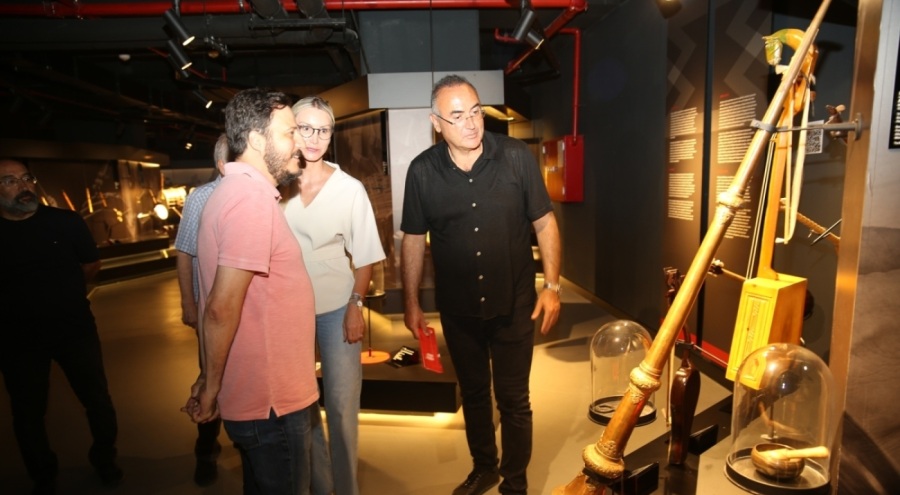 Sunay Akın Bursa Nilüfer'de açılacak müzeyi ziyaret etti