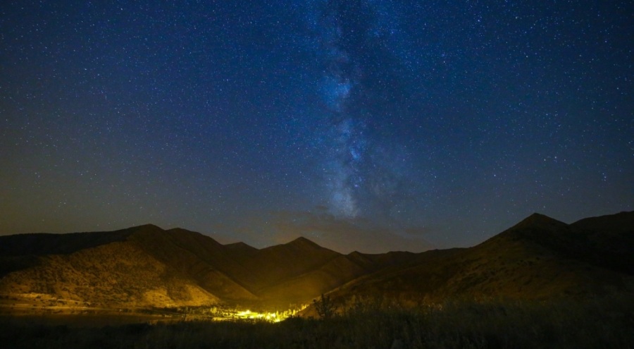 Van'da perseid meteor yağmurunu gözlemlediler