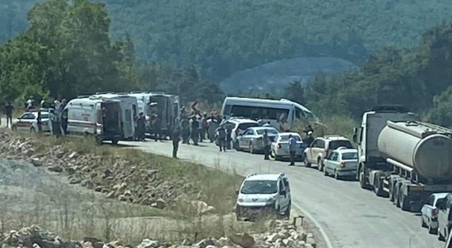 Bursa'da feci kaza: 1 ölü 5 yaralı