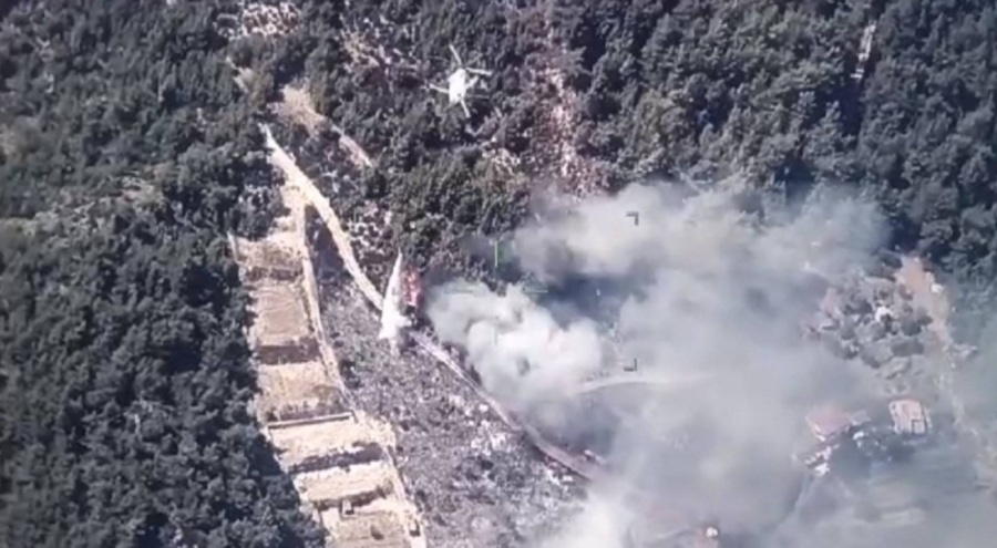 Muğla'da tarım alanında yangın çıktı!