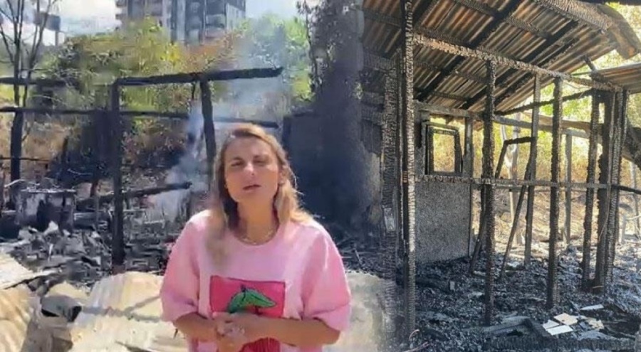 Giresun'da bungalov evler ve restoran ateşe verildi!