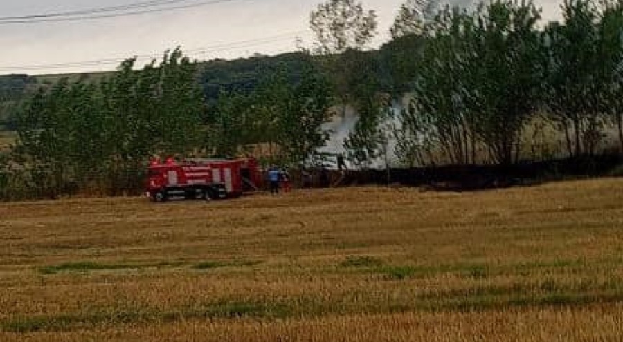 Tekirdağ'da arazi yangını