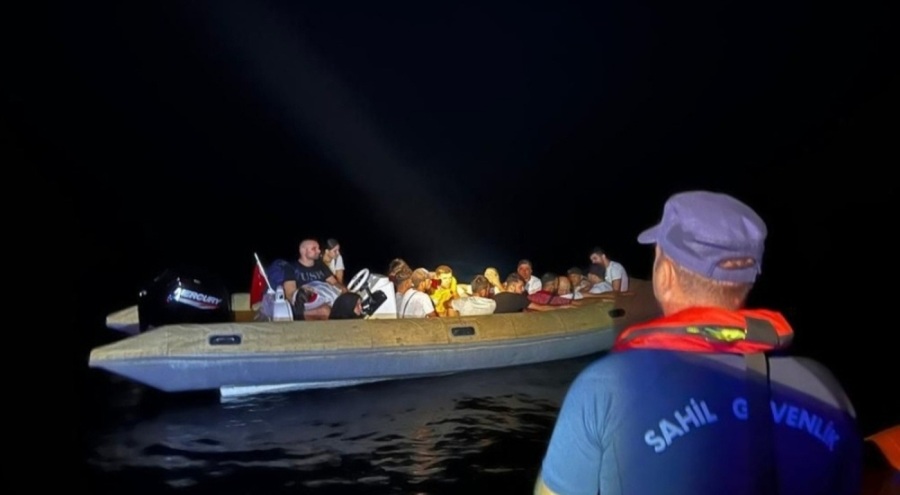 Fethiye'de 19 düzensiz göçmen yakalandı