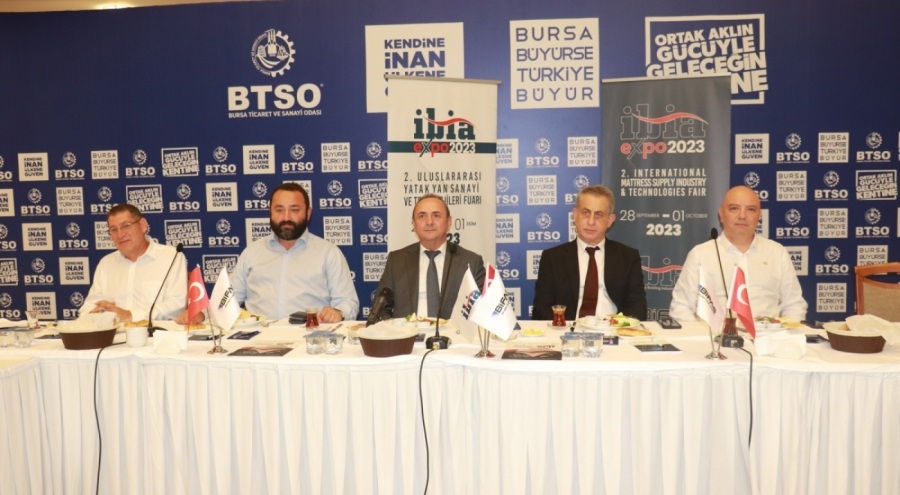 BTSO'da IBIA yönetimi, IBIA Expo Fuarı öncesi üyelerini bilgilendirdi