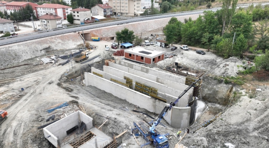 Bursa Keles'te atık su arıtma tesisinin temeli atıldı