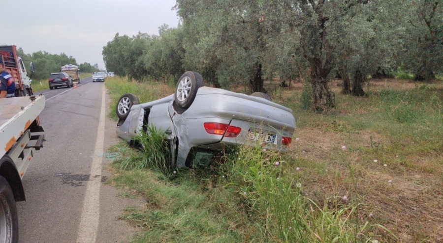 Bursa'da otomobil takla attı: Ölü ve yaralılar var