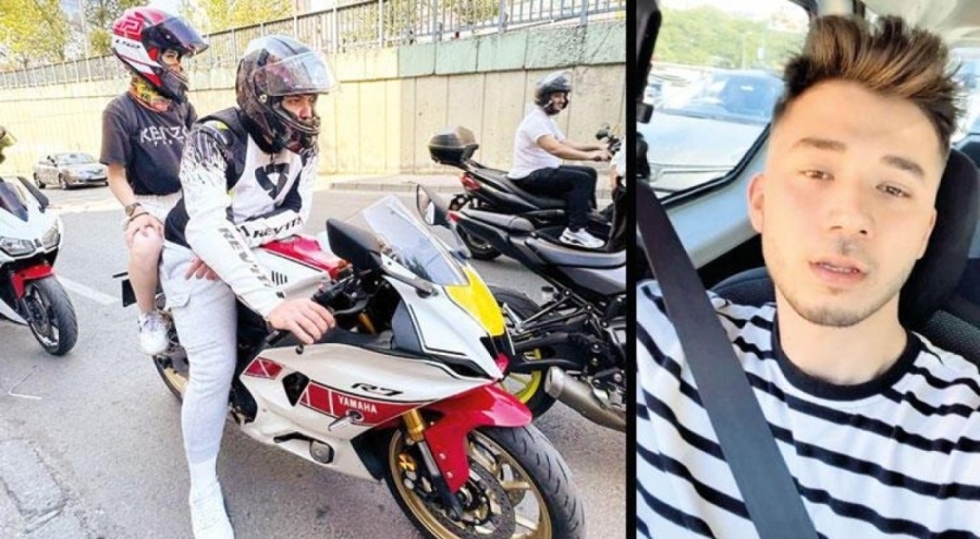 Cinayet gibi motosiklet kazasında son fotoğrafları ortaya çıktı