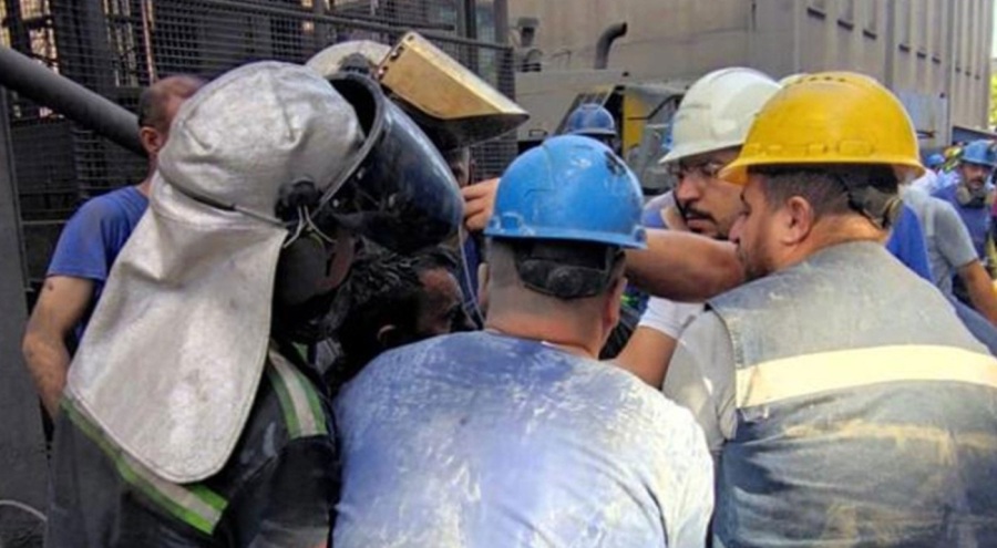 Demir çelik fabrikasında patlama: 1 işçi yaralı