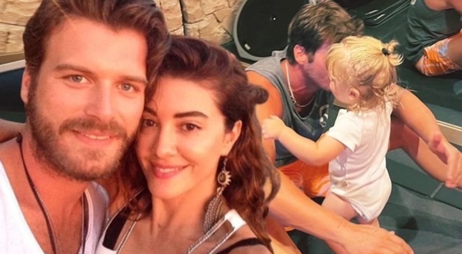 Kıvanç Tatlıtuğ oğlu ile sporda