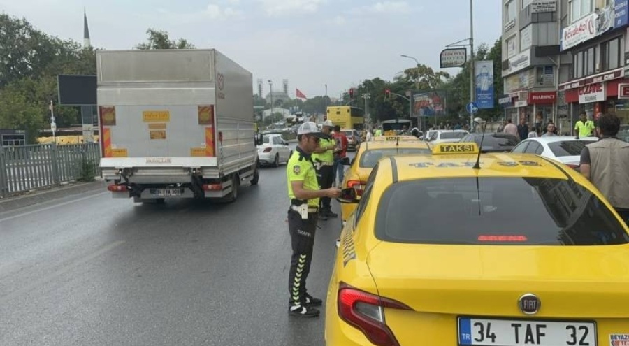 İstanbul'da taksilere denetim: 13 şoföre ceza