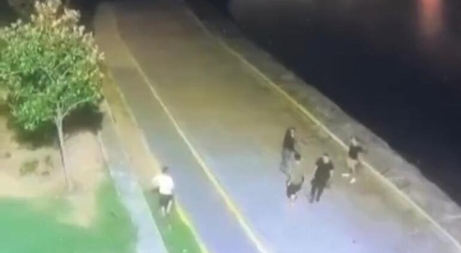İstanbul'da sahilde ateş saçan maganda polisleri tehdit etti!