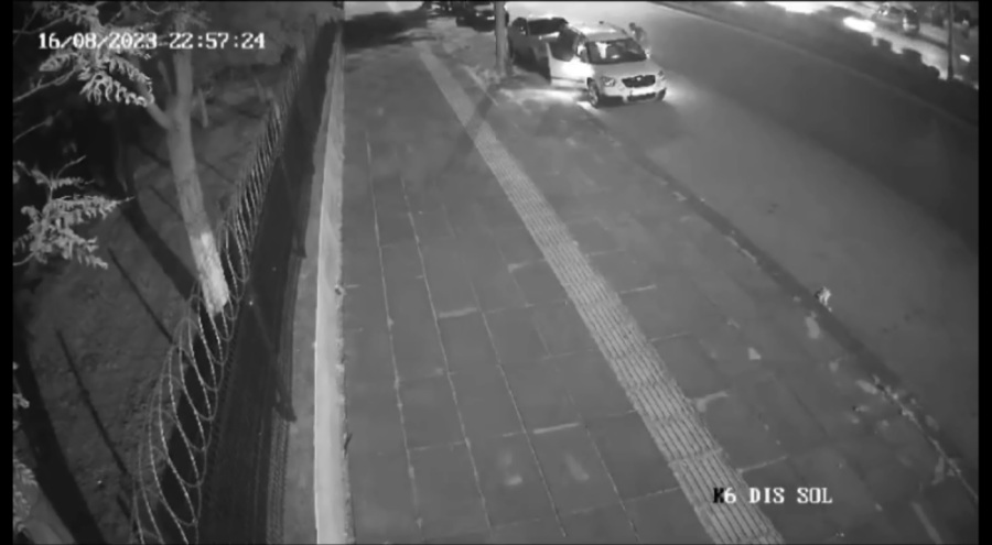 Aracına, bindikten saniyeler sonra otomobil çarptı