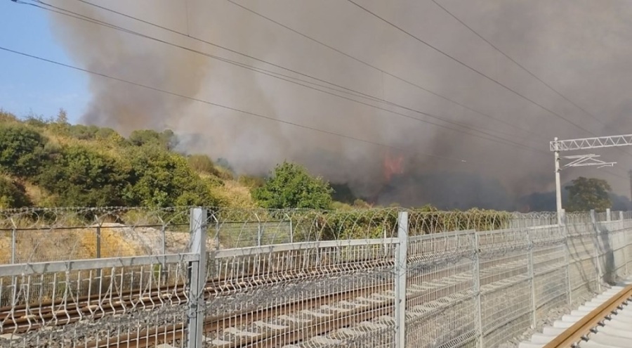TÜBİTAK yerleşkesinde yangın çıktı