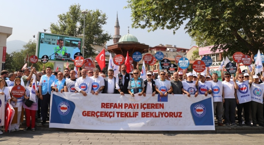 Memur-Sen'den Bursa'da zam teklifi tepkisi: Alın terinden tasarruf olmaz