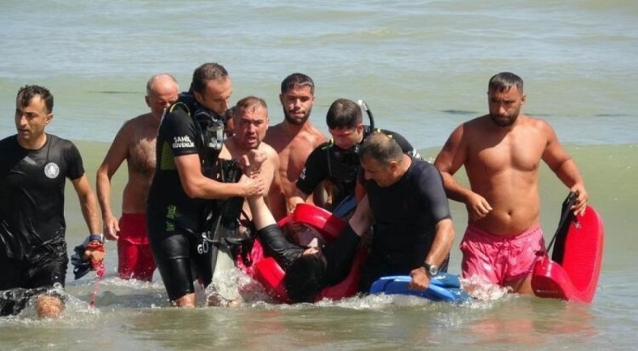 Samsun'da aynı aileden 5 kişi boğulma tehlikesi geçirdi!
