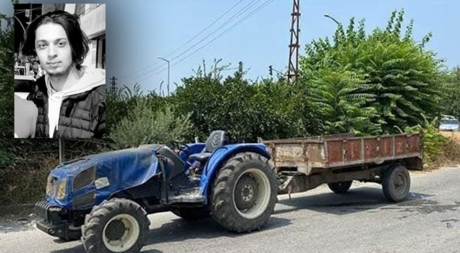Seyir halindeki traktörden düşen 20 yaşındaki genç, feci şekilde can verdi