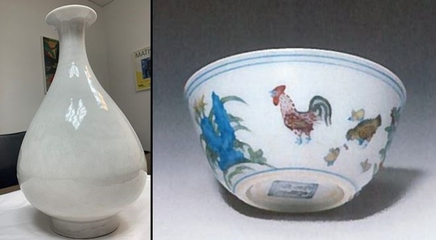 Tarihi eser operasyonu: 2 milyon sterlinlik vazo ele geçirildi