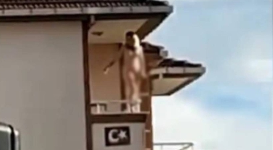 Tekirdağ Valiliği'nden balkonda çıplak dans eden kadın hakkında açıklama