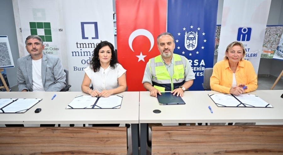 Bursa'da Altıparmak-Çarşamba bölgesi kentsel dönüşüm projesine yönelik protokol imzalandı