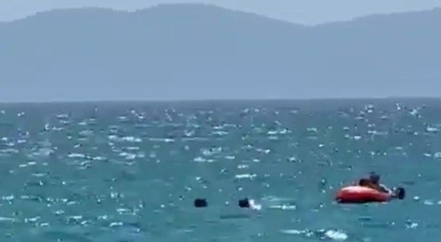 Edirne'de anne ve oğlu panik yarattı!  3 genç denizde mahsur kaldı