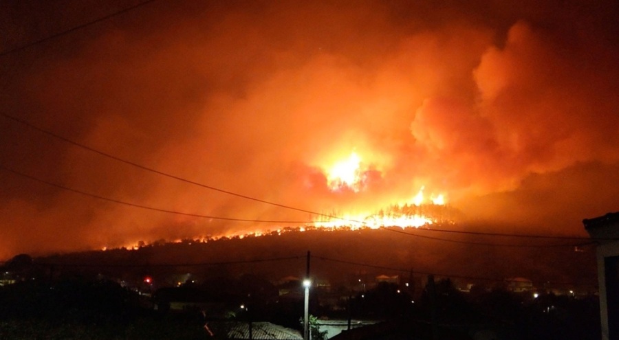 Yunanistan'daki orman yangını, Türklerin yaşadığı köylere kadar geldi