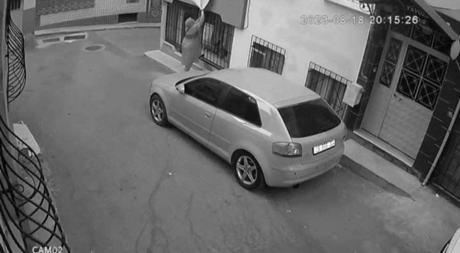 Bursa'da kurutmak için asılan çamaşırlar çalındı!