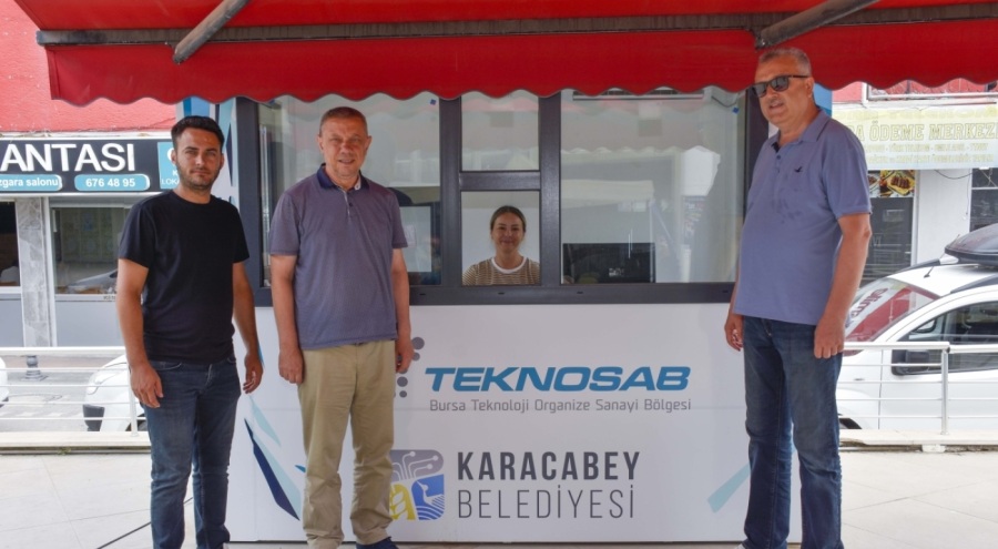 Bursa Karacabey Belediye Başkanı TEKNOSAB'ı ziyaret etti