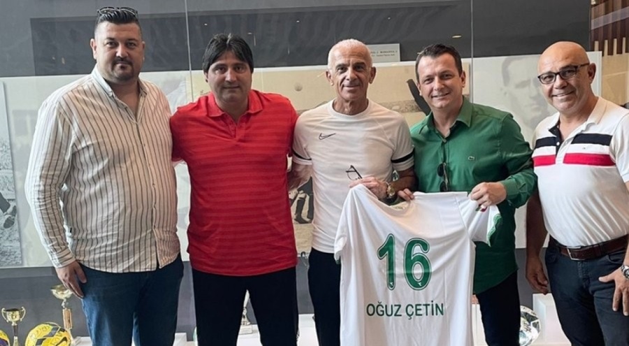 Bursaspor yönetiminden Oğuz Çetin ziyareti