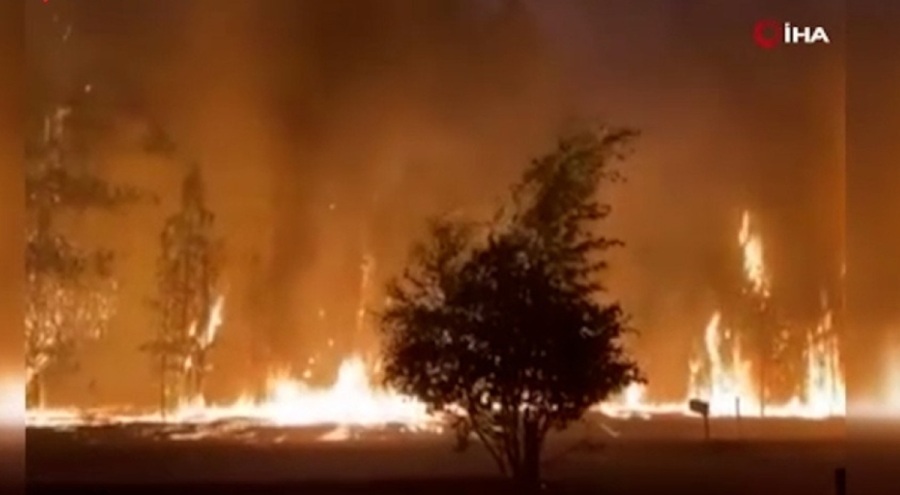 ABD'deki orman yangınında can kaybı 2'ye çıktı