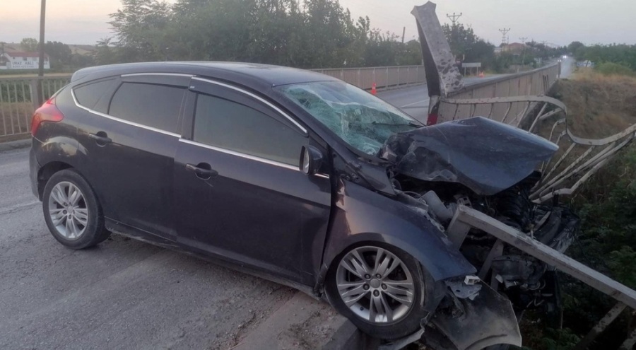 Sürücü köpeğe çarpmamak için manevra yapınca ön koltukta oturan 3 yaşındaki Dolunay öldü