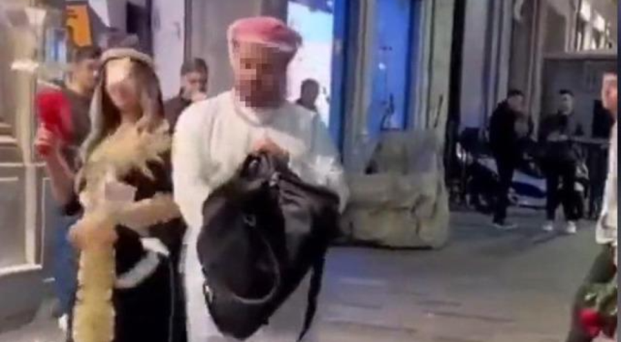 İstiklal Caddesi'nde para saçan şüphelilerden birine gözaltı