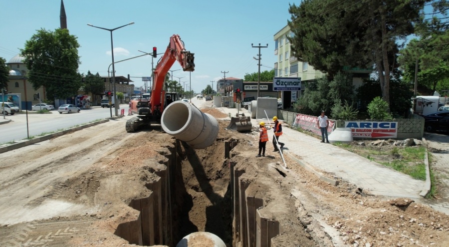 Bursa'da alt yapı çalışmaları devam ediyor
