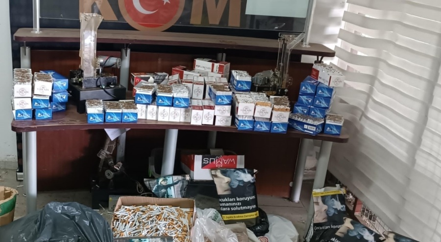 Aydın'da kaçak sigara operasyonu: 1 gözaltı