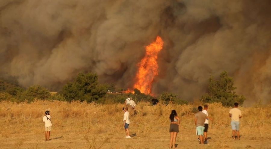 Çanakkale'de orman yangını kontrol altına alındı