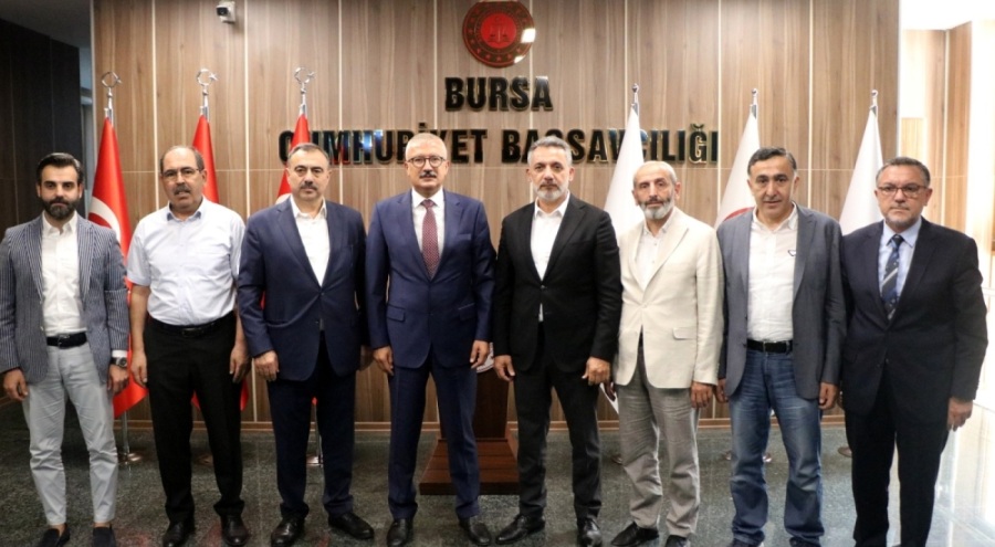 MÜSİAD Bursa Şubesi, Cumhuriyet Başsavcısı Solmaz'ı ziyaret etti