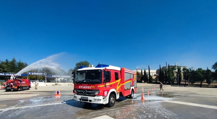 Bursa'da itfaiye personeline eğitim