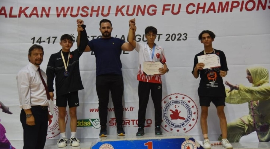 6. Balkan Wushu Kung Fu Şampiyonası'na Karacabey damga vurdu